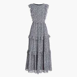 JCrew MIDI Ruffle Dress